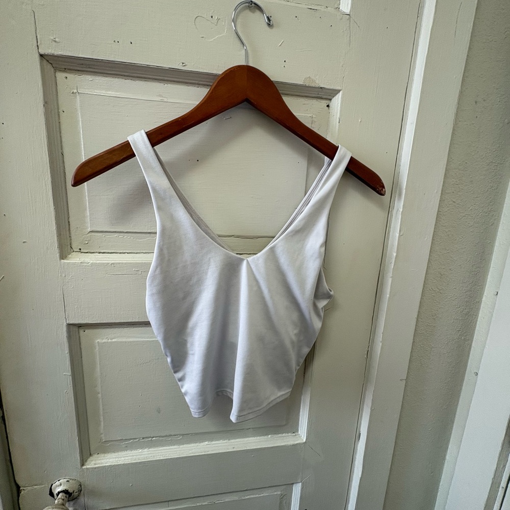 all in motion White V-Neck Tank Top